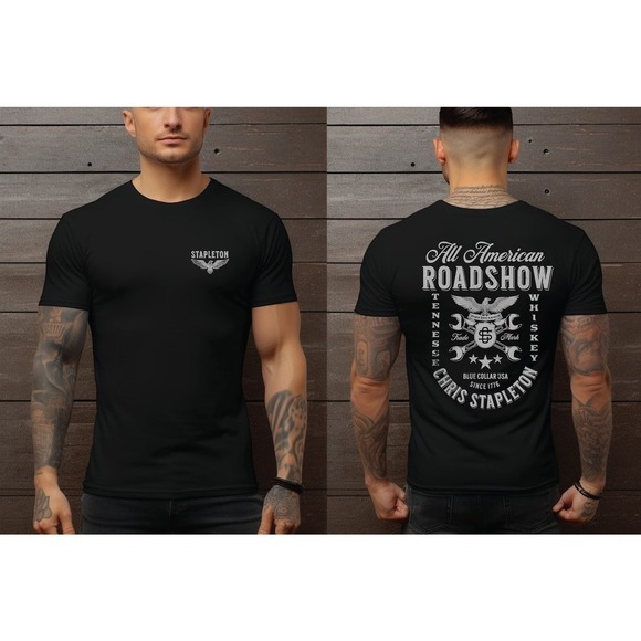 Other - Tennessee Whiskey All American Roadshow Stapleton Tshirt 2 Sided